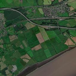 Rogiet High Resolution Satellite Map