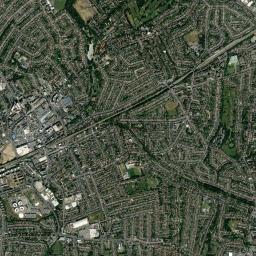 Romford High Resolution Satellite Map