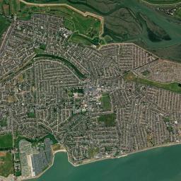 Canvey Island High Resolution Satellite Map