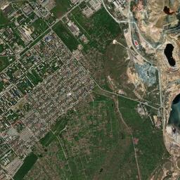 Gay High Resolution Satellite Map