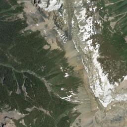 Aerial view of Burgess Shale (Walcott Quarry)