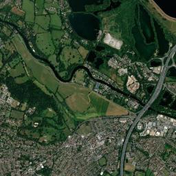 Egham High Resolution Satellite Map