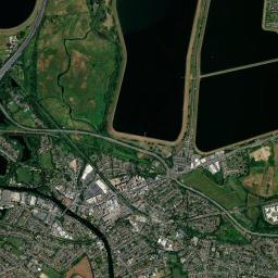 Staines High Resolution Satellite Map