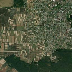 Volodymyrets’ High Resolution Satellite Map