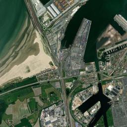 Zeebrugge High Resolution Satellite Map