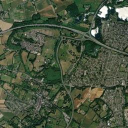 West Malling High Resolution Satellite Map