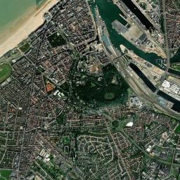 Ostend High Resolution Satellite Map
