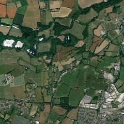 Five Oak Green High Resolution Satellite Map