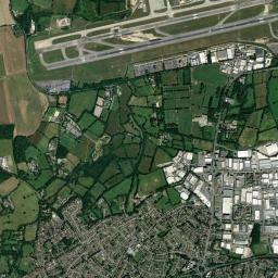 Langley Green High Resolution Satellite Map