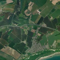Capel le Ferne High Resolution Satellite Map