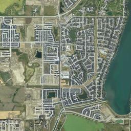 Chestermere High Resolution Satellite Map
