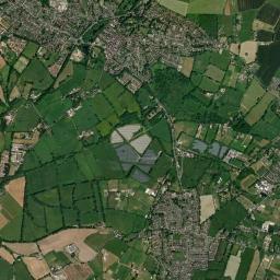 Bishops Waltham High Resolution Satellite Map