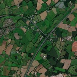 Sampford Peverell High Resolution Satellite Map
