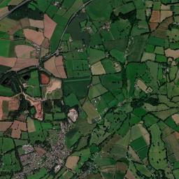 Uffculme High Resolution Satellite Map