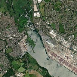 Totton High Resolution Satellite Map