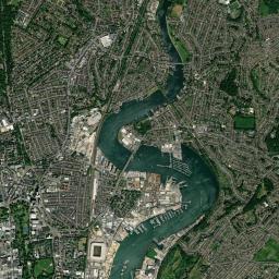 Southampton High Resolution Satellite Map