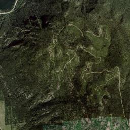 Aerial view of Squilax Mountain