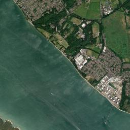 Hamble-le-Rice High Resolution Satellite Map