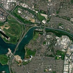 Cosham High Resolution Satellite Map