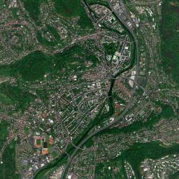 Marburg an der Lahn High Resolution Satellite Map