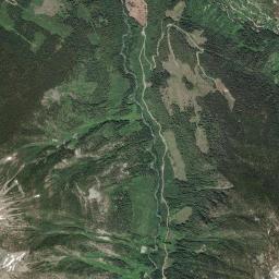 Aerial view of Noel Creek