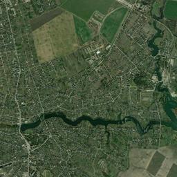 Bobrovytsya High Resolution Satellite Map