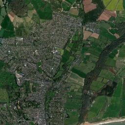 Sidmouth High Resolution Satellite Map