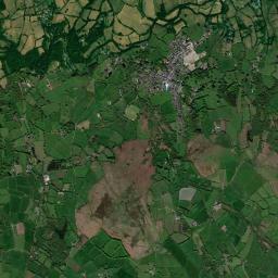 Chagford High Resolution Satellite Map
