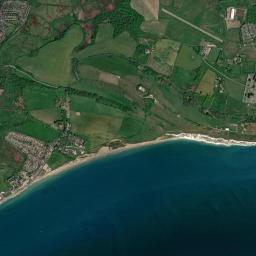 Aerial view of Yaverland Beach
