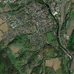 Saalfeld High Resolution Satellite Map