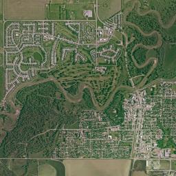 High River High Resolution Satellite Map