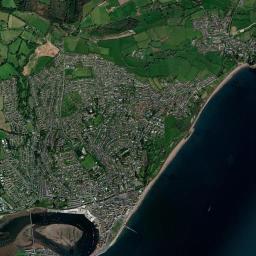 Teignmouth High Resolution Satellite Map