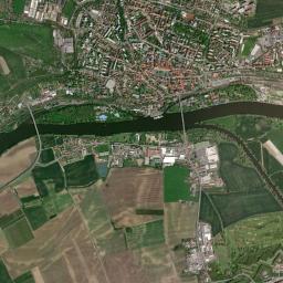 Litoměřice High Resolution Satellite Map