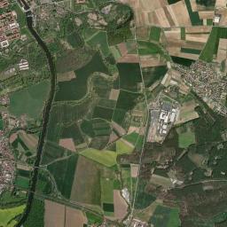 Terezín High Resolution Satellite Map