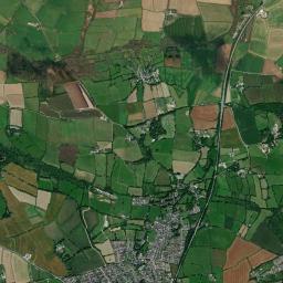 Saint Columb Major High Resolution Satellite Map