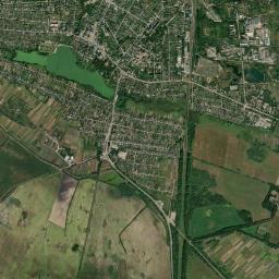 Cherniakhiv High Resolution Satellite Map