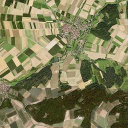 Hendungen High Resolution Satellite Map