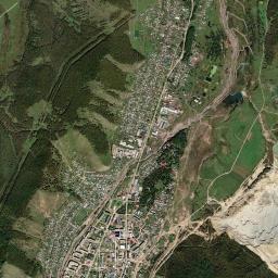 Zakamensk High Resolution Satellite Map