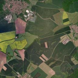 Gleichamberg High Resolution Satellite Map