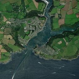 Fowey High Resolution Satellite Map