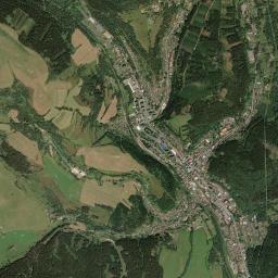 Kraslice High Resolution Satellite Map