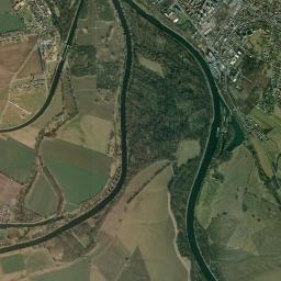 Okres Mělník High Resolution Satellite Map