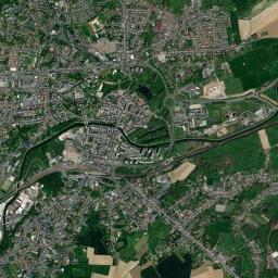 Maubeuge High Resolution Satellite Map