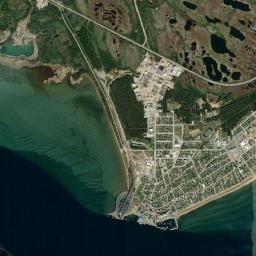 Havre-Saint-Pierre High Resolution Satellite Map