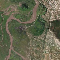 Sühbaatar High Resolution Satellite Map