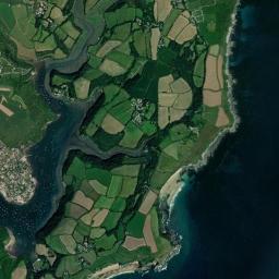 Portscatho High Resolution Satellite Map