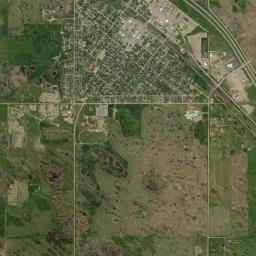 Moosomin High Resolution Satellite Map