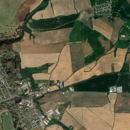 Úvaly High Resolution Satellite Map