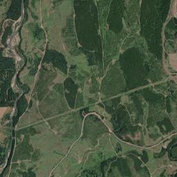 Elkford High Resolution Satellite Map