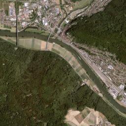 Gemünden am Main High Resolution Satellite Map